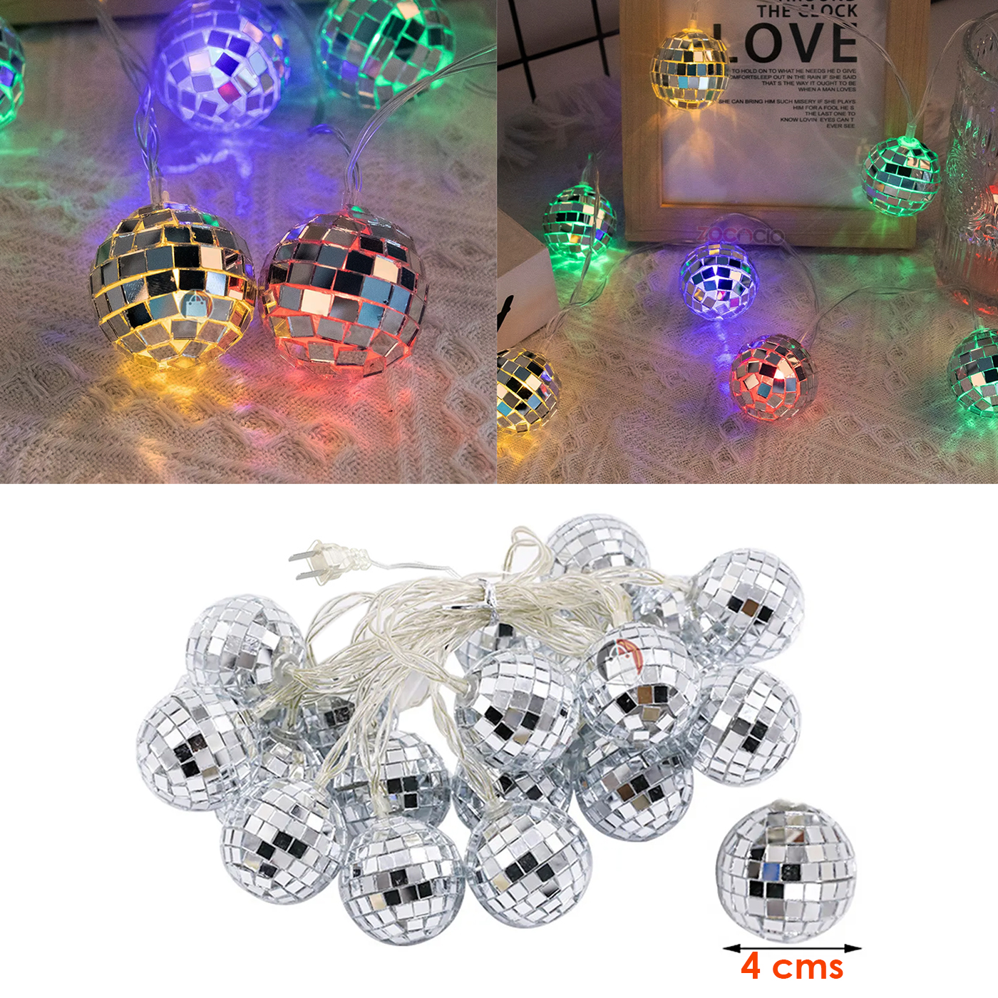 Miniatura 3 de Cadenas De Luces Led Bolas De Discoteca
